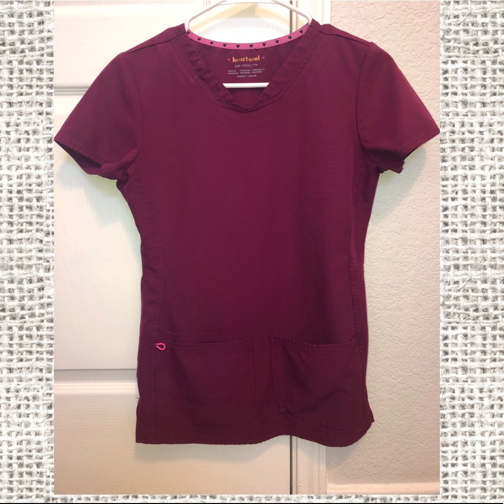 HeartSoul Scrub Set in Wine